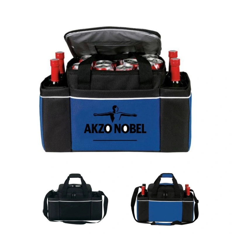 Outdoor Waterproof Insulated Cooler Picnic Travel Bags with Wine Bottle Holders