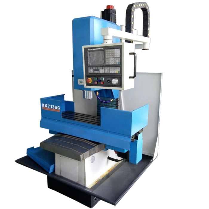 Chine 3 axes 4 axes Machine de fraisage CNC verticale en métal CNC