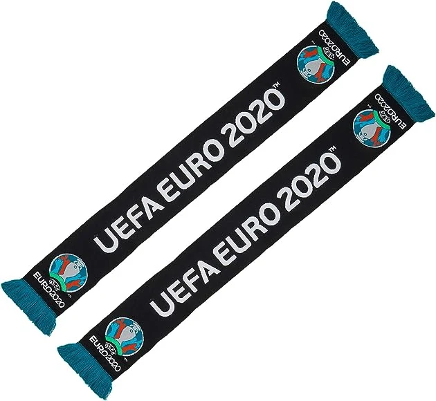 Pantalla de diseño personalizado Espedex 100% Acrílico tejido de poliéster Ventilador Bufanda para la selección de fútbol de la UE