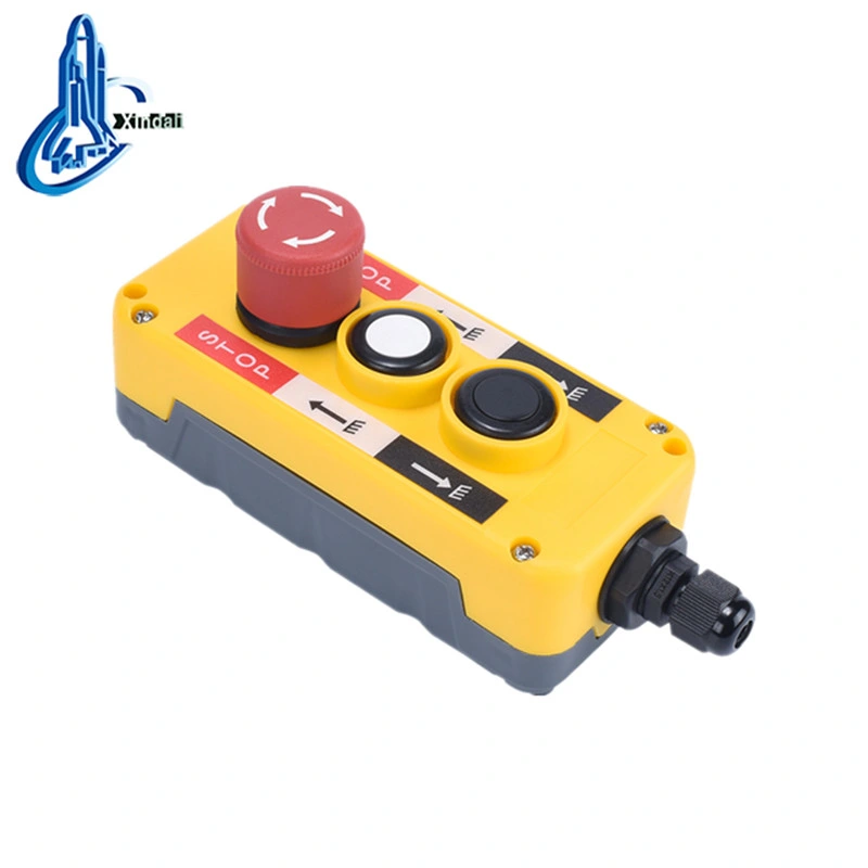 Xdl10-Epbs322m Emergency Stop Mushroom Push Button Control Box Crane Control Station