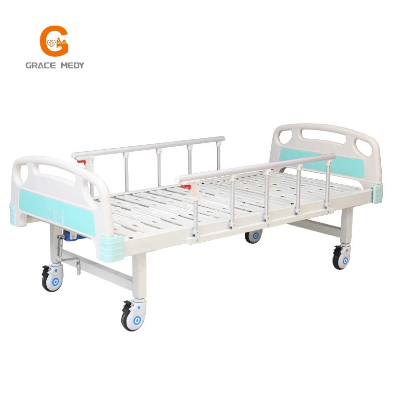 Medical/Patient/Nursing/Fowler/ICU Bed Medical One Function Manual Hospital Patient Bed with Single Cranks