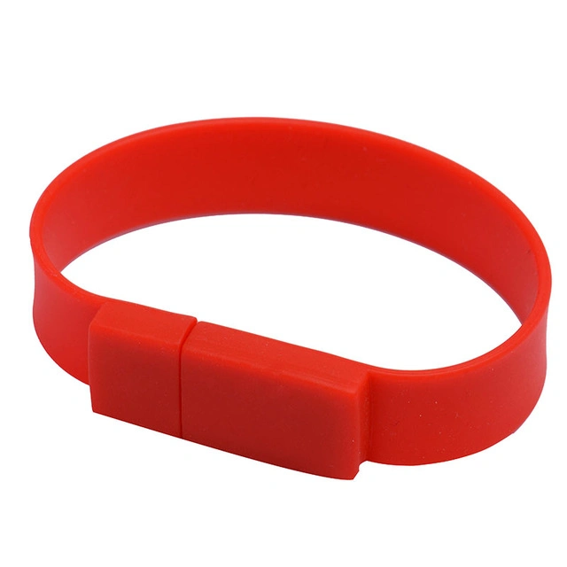 Bulk Cheap Silicon 8GB USB Flash Drives 4GB Silicon USB Bracelet/Wristband USB Pendrive 64GB