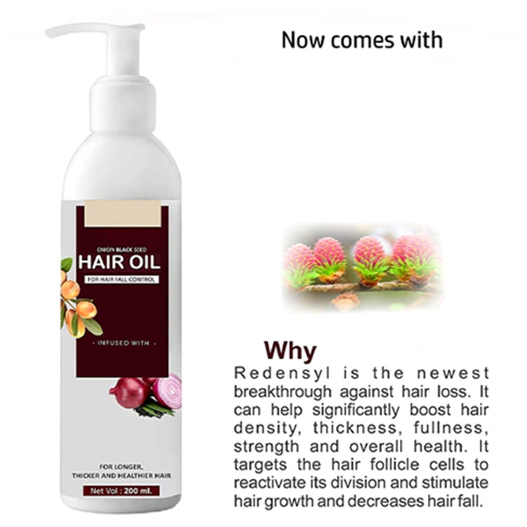 Hot Selling Private Label Red Onion Hiar Oil