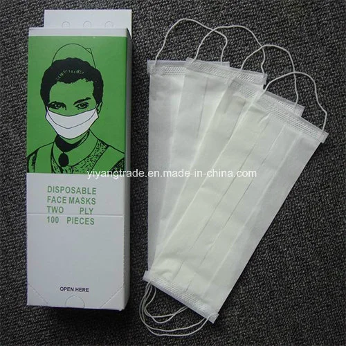 Disposable Environmental Wood Pulp Paper Face Mask