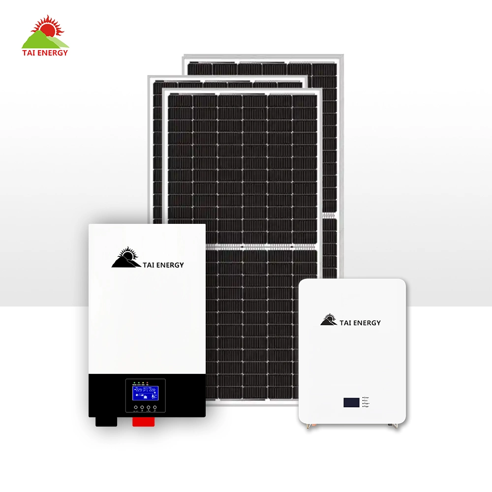 Buen Precio Inicio 5kw 10KW Complete off Grid Solar Power Sistema de energía solar completo del panel del aire acondicionado del generador del inversor