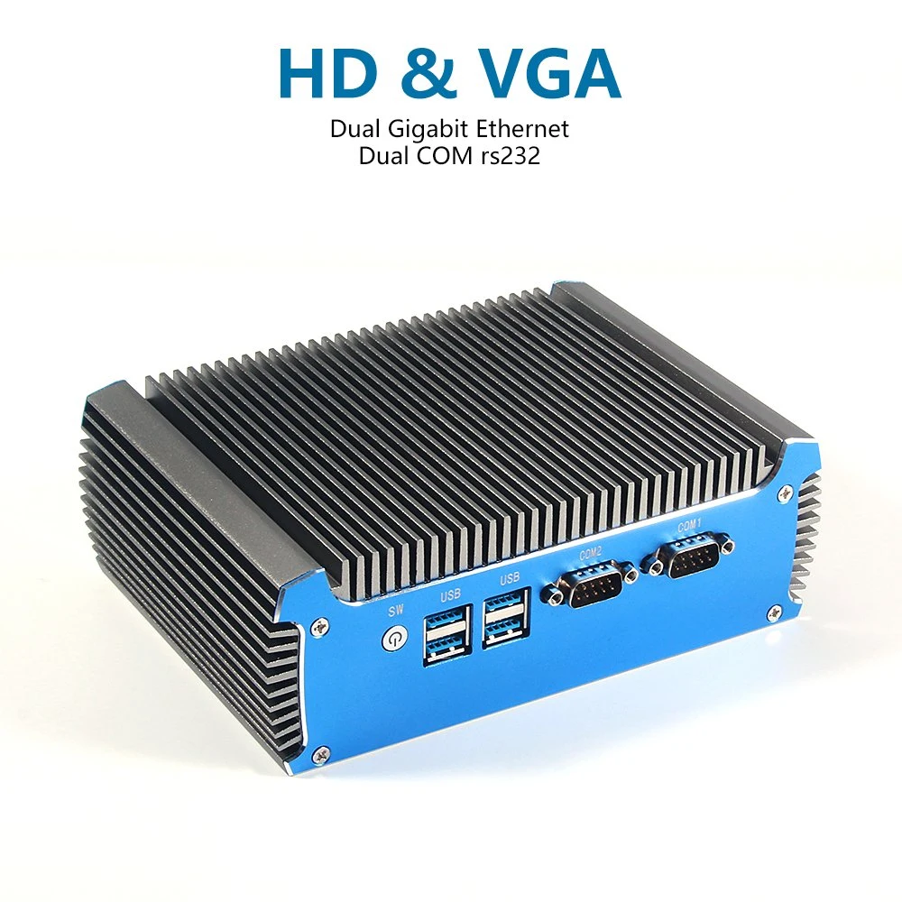 Factory Directly! Industrial PC Wandong Portable Small Desktop H5 G5400 4G/8GB/16GB RAM 64G SSD Mini PC Computer