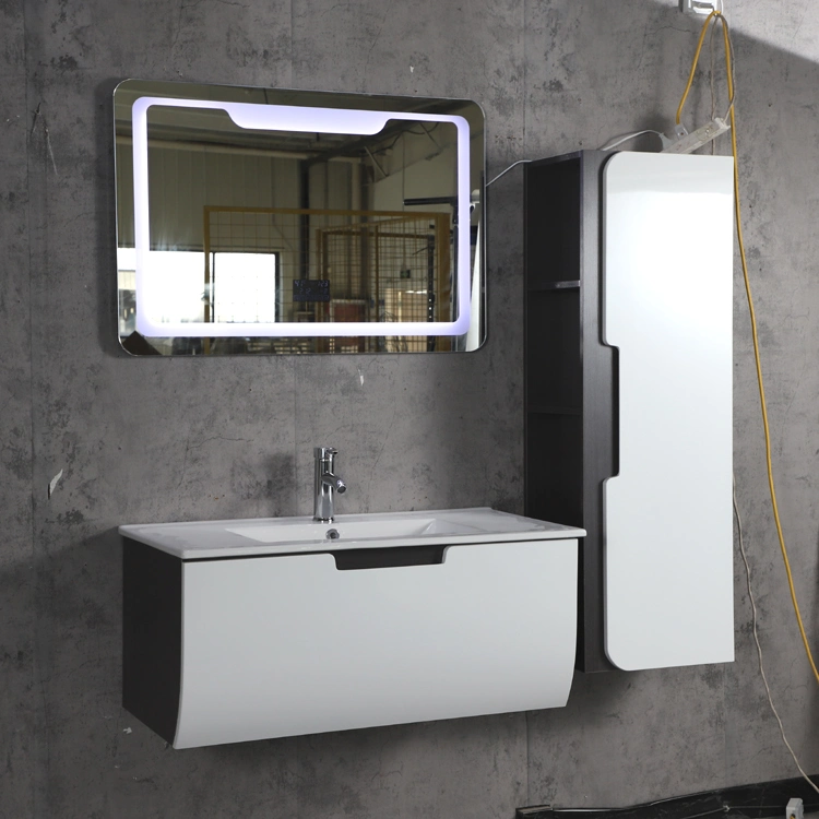 Morden Bathroom Vanity Wash Basin Cabinets Bathroom Wall Mounted MDF Wooden and PVC Furniturebathroom Cabinet