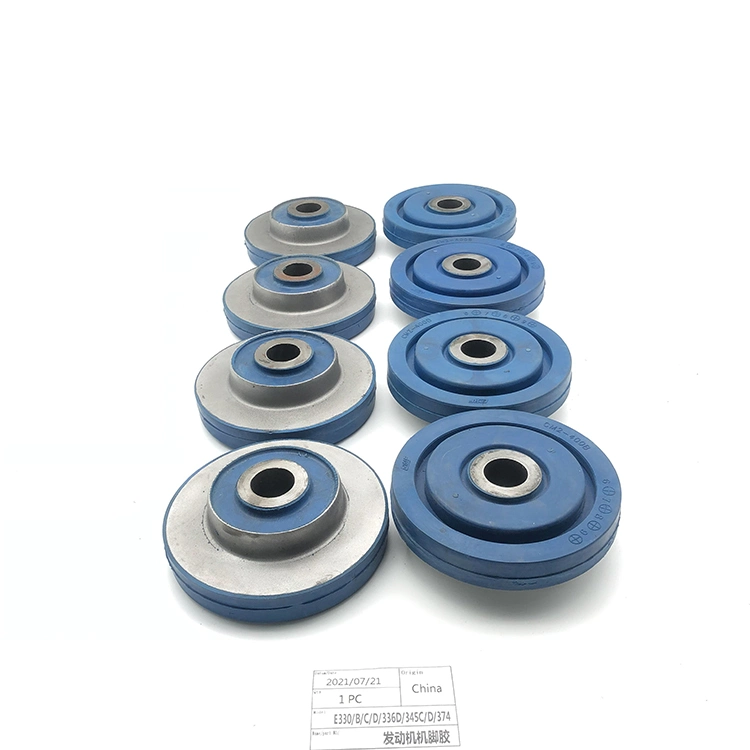 Accessories for Excavator Engine Mounting E330b E330c E330d E336D E345c E345D E374 Blue Engine Cushion