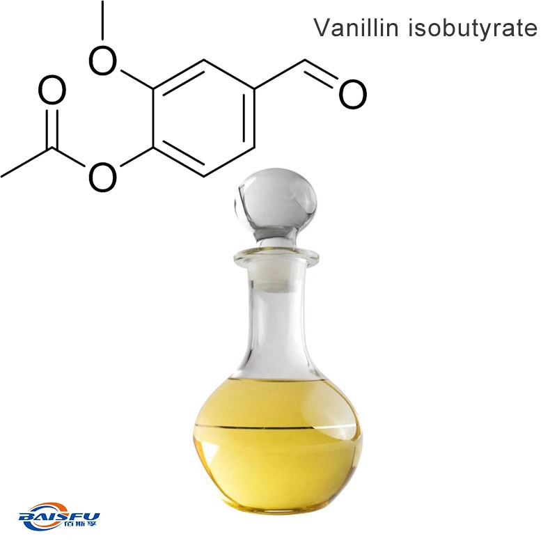 Food Grade Confectionery Aromatics Vanillin Isobutyrate CAS: 20665-85-4