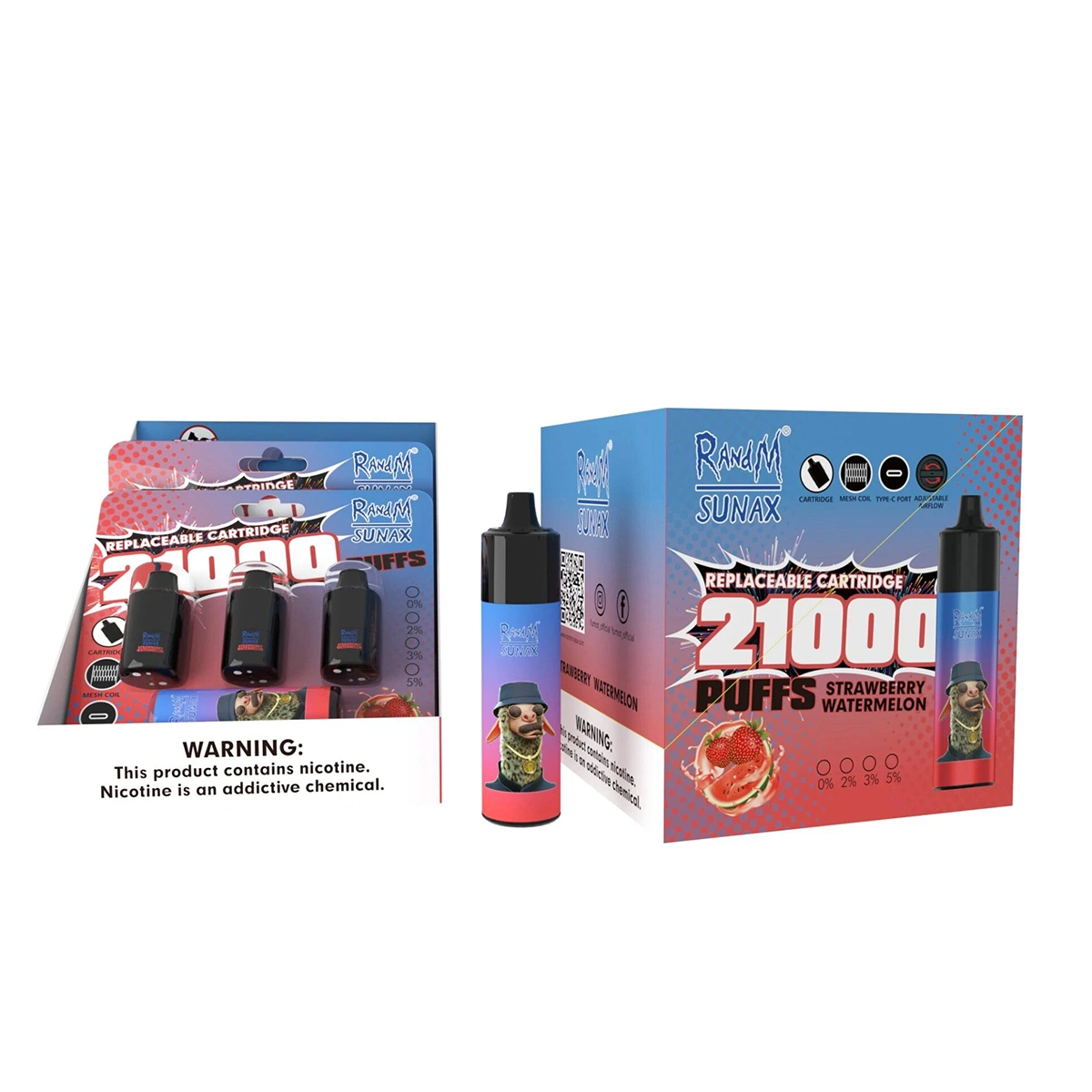 Electronic Electric E Cigarette Pen Hookah Puff Bar Wape Pod Kit Vaper E-CIG Bang XXL sistema de vaina vaporizadora VAPE desechable Atomizador sabores de fruta