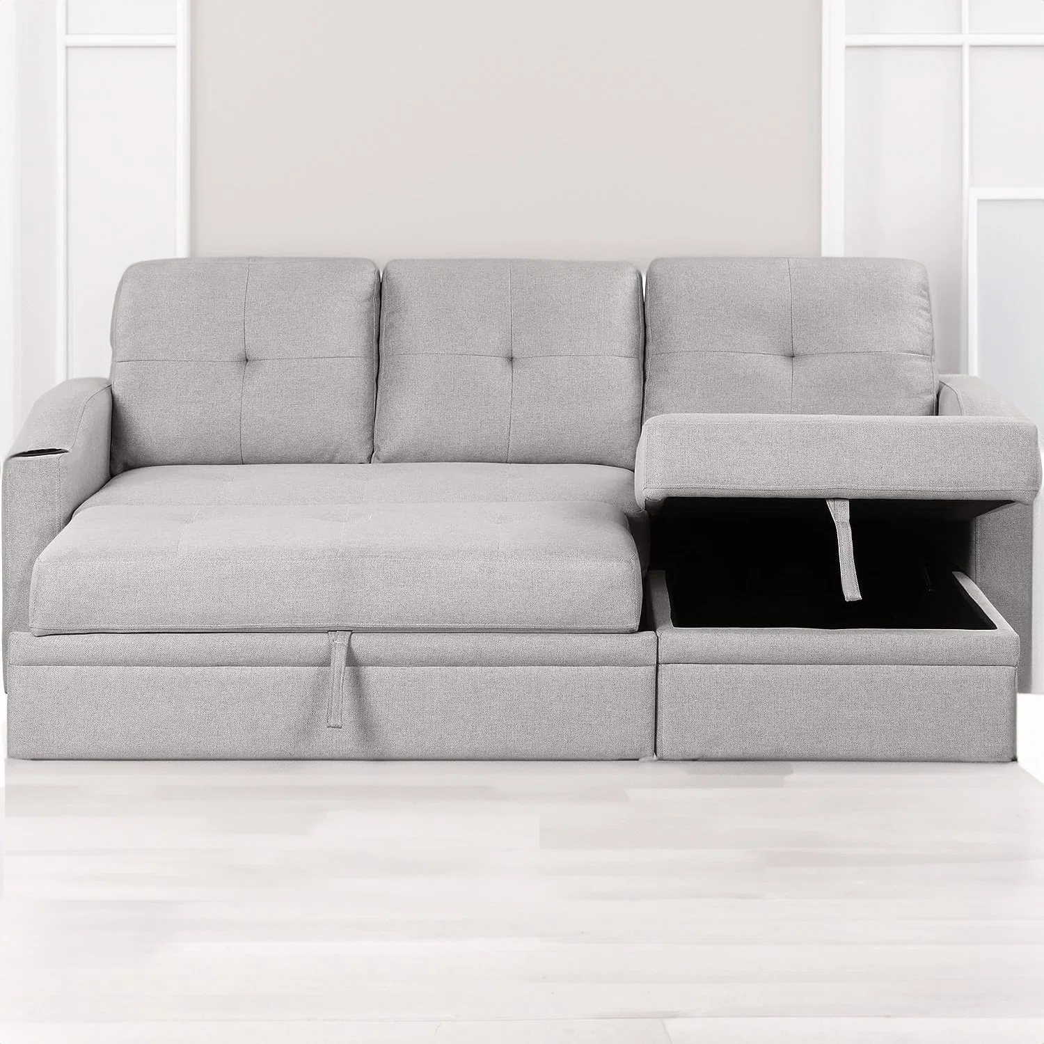 Fabricação Huayang personalizado sala de estar mobiliário mobiliário funcional moderno Folding Cama Sofá-cama de solteiro