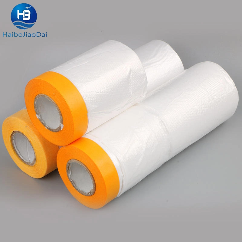 Promotional Car Automotive Masking Film Pre Taped Pre-Taped Masking Film for Automotive Painting