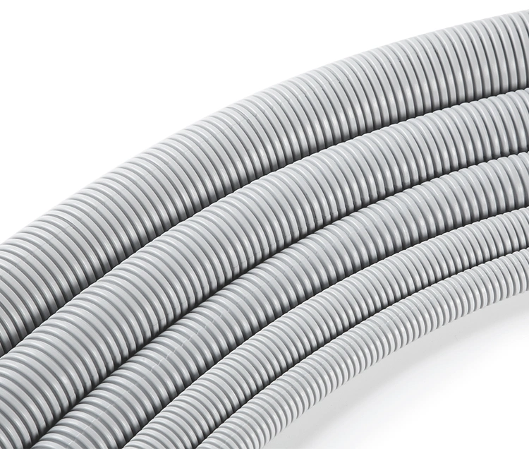 Outdoor 40mm PVC Electrical Corrugated Conduit Flexible Pipe for Wire