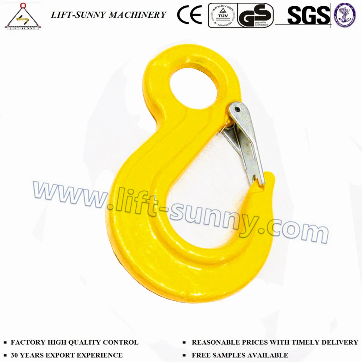 G80 Clevis Sling/Safety Hook with Latch for Lifting