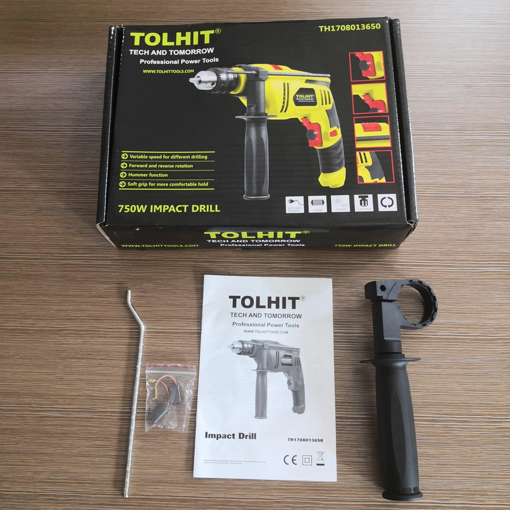 Tolhit Professional Power Tools 13mm Industrial Electric Impact Drill Set