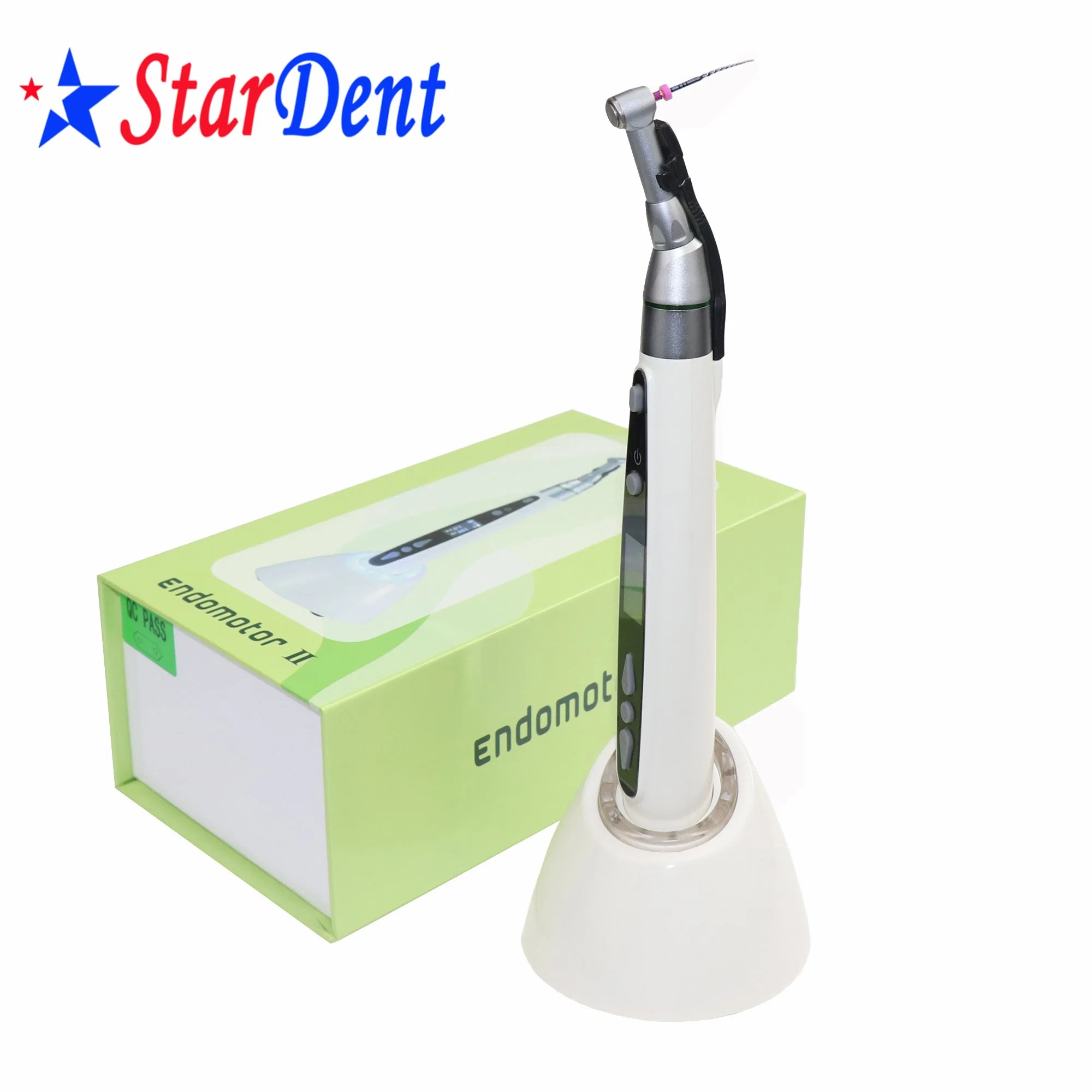 Portable Wireless Root Canal Motor Endo Motor with Light 16: 1 Contra Angle New Arrivals Dental Equipment