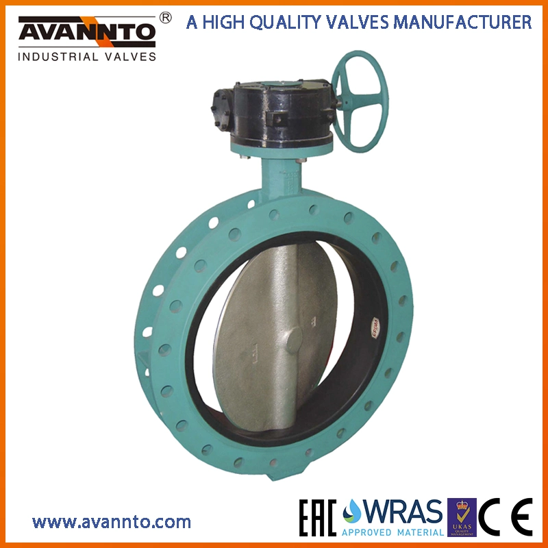 High quality/High cost performance  Product Resilient Seated (Vulcanized Sleeve) -U Type Butterfly Valve -Aobv08