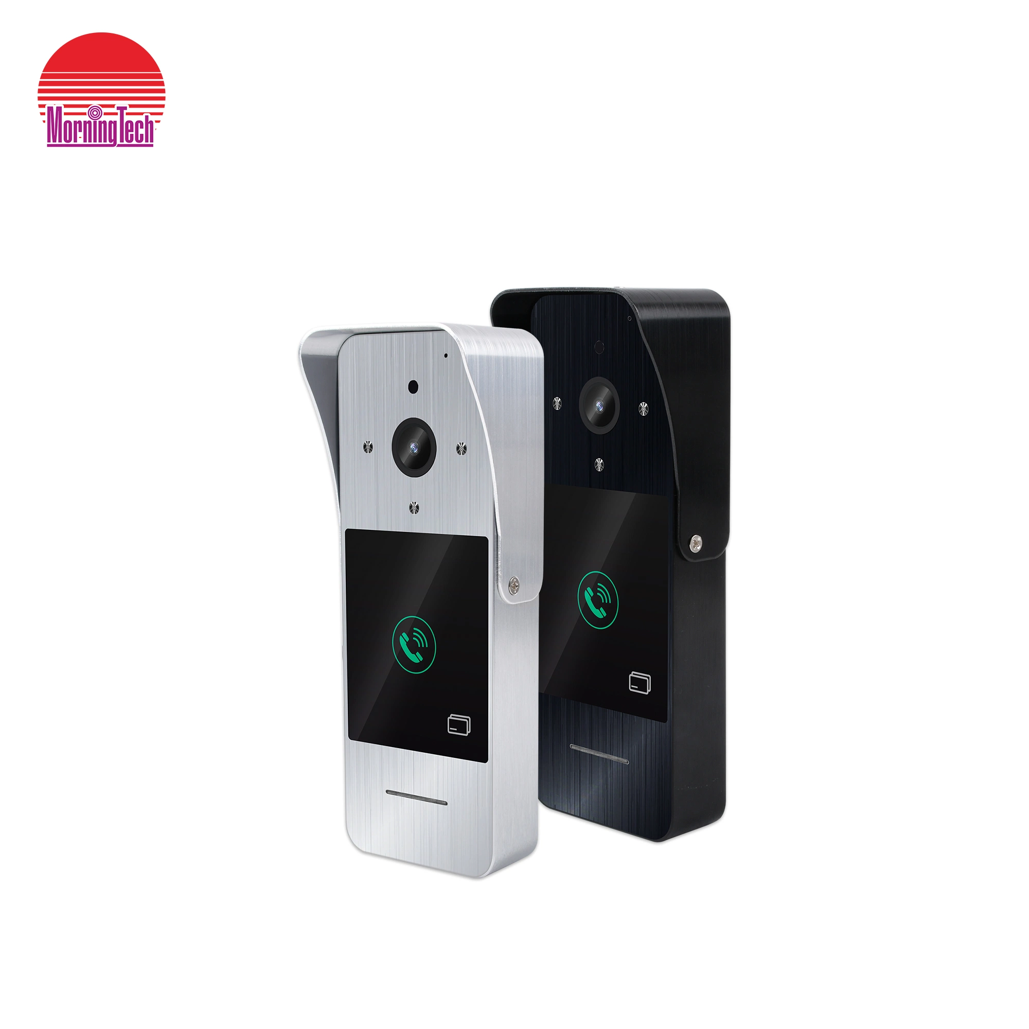 10 Inch Full Color LCD Screen Villa Video Doorbell Unlock Record Monitor Call Indoor Station Audio Video Intercom Doorphone 12V Support Tuya APP