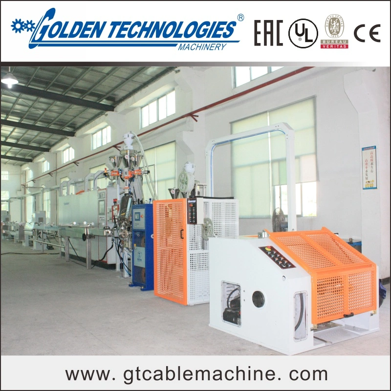 Triple-Layer Co-Extrusion Physical Foaming Cable Extruding Line