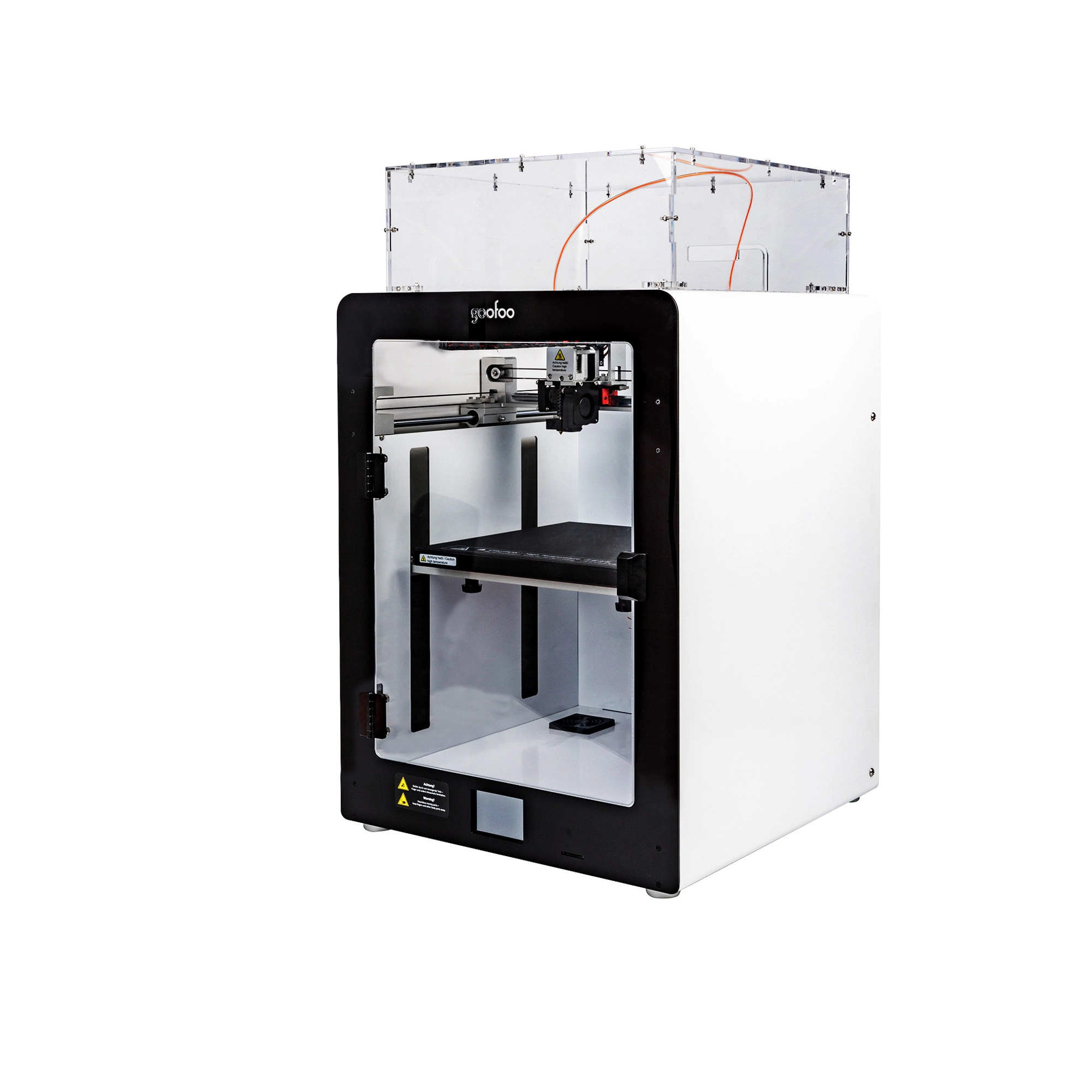 Impressora FDM 3D profissional e industrial com grande volume de construção de 280 * 280 * 300 mm e corpo sólido para impressão com PLA de filamento 3D de 1,75 mm, ABS, PETG, nylon, fibra de carbono