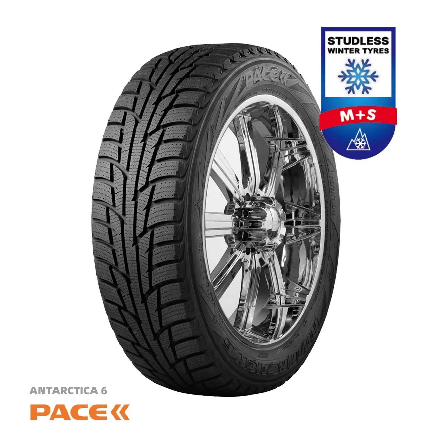 Winter Studable Tires for Car SUV Light Truck Commercial Van 245 45r20 5 Years Quality ECE Available From China Zeta Pace Brands