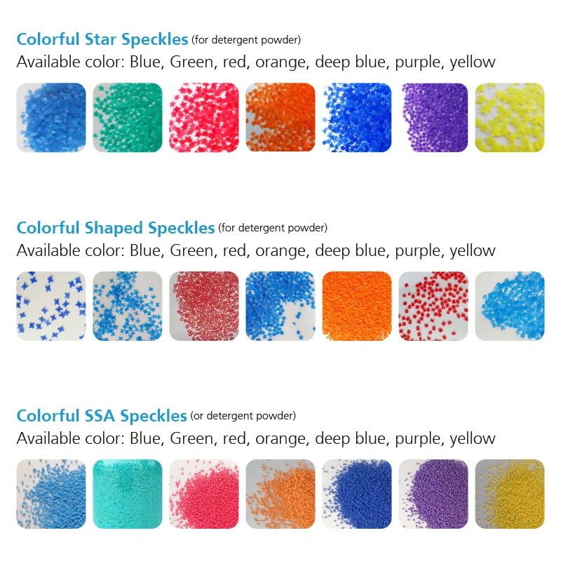 Special Purpose Colorful Speckles for Laundry Powder