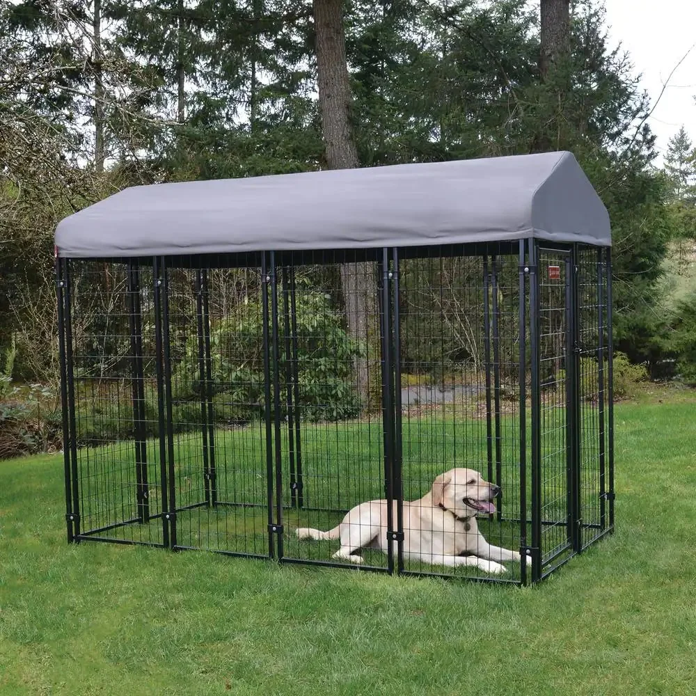 Heavy Duty Animal Cage Square Hole Welded Panel Dog Kennel