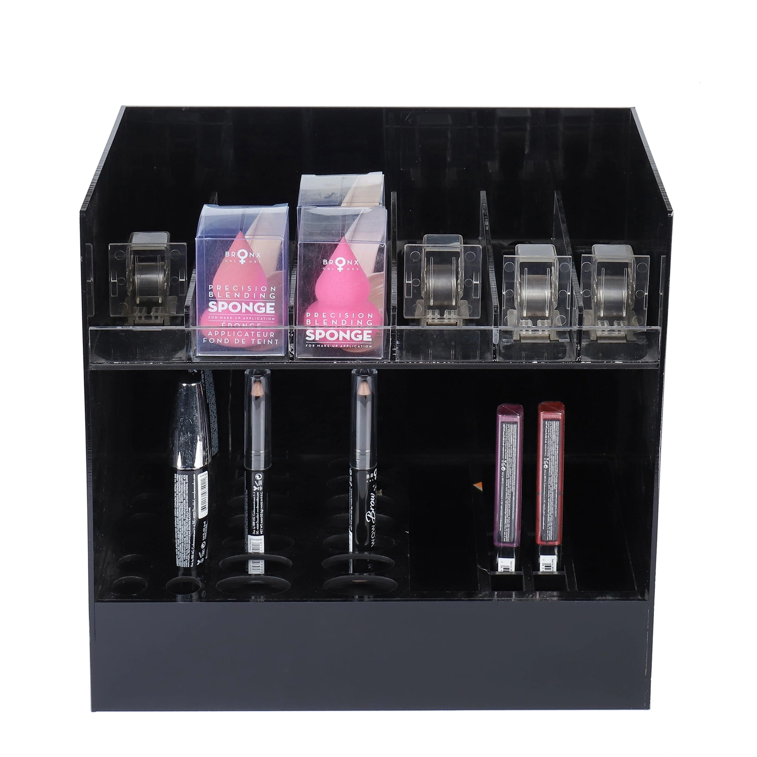 Custom Acrylic Makeup Counter Top Display Acrylic Cosmetic Display Stand