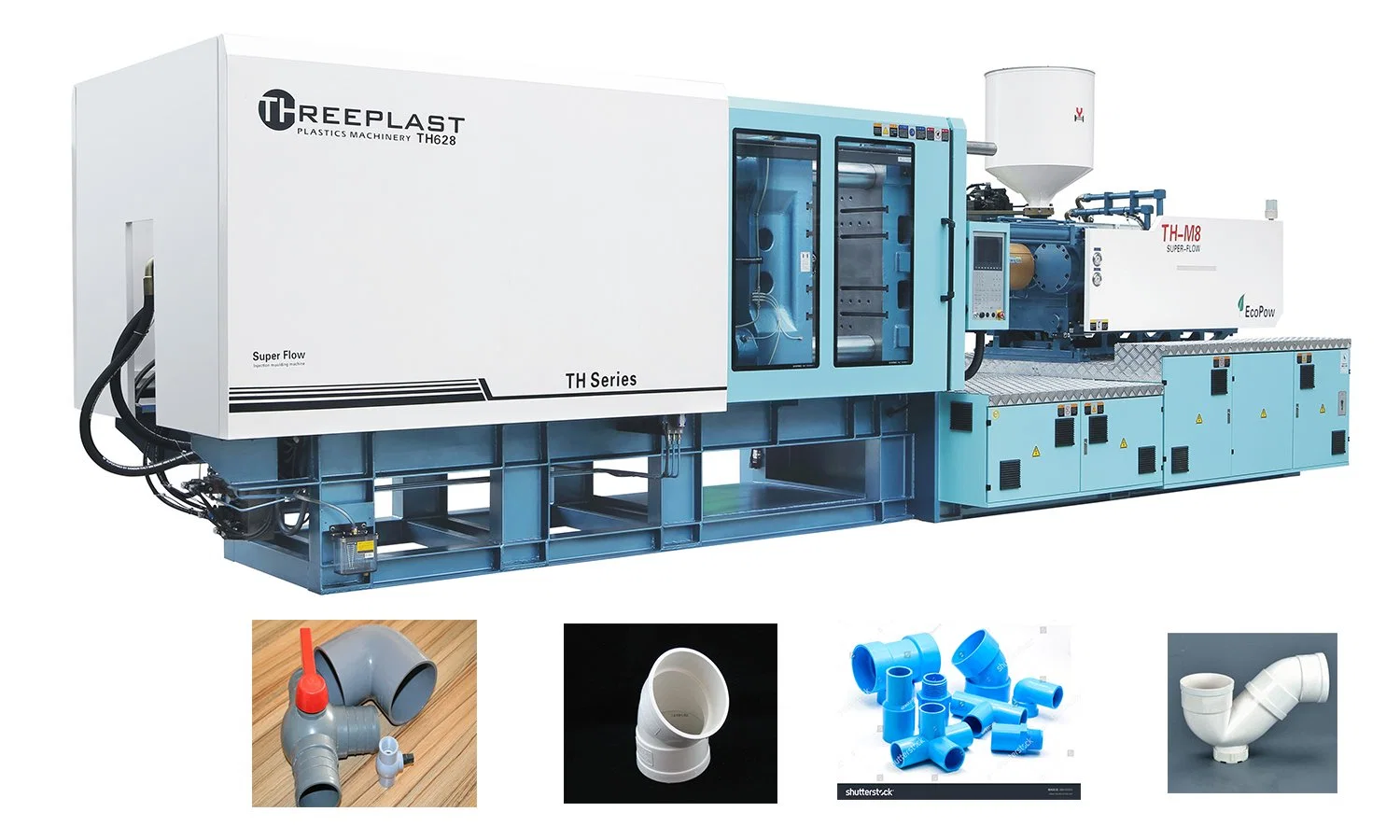 Horizontal Small Automatic Servo Energy Saving Plastic PE PPR PVC Fittings Injection/Moulding Molding Machine