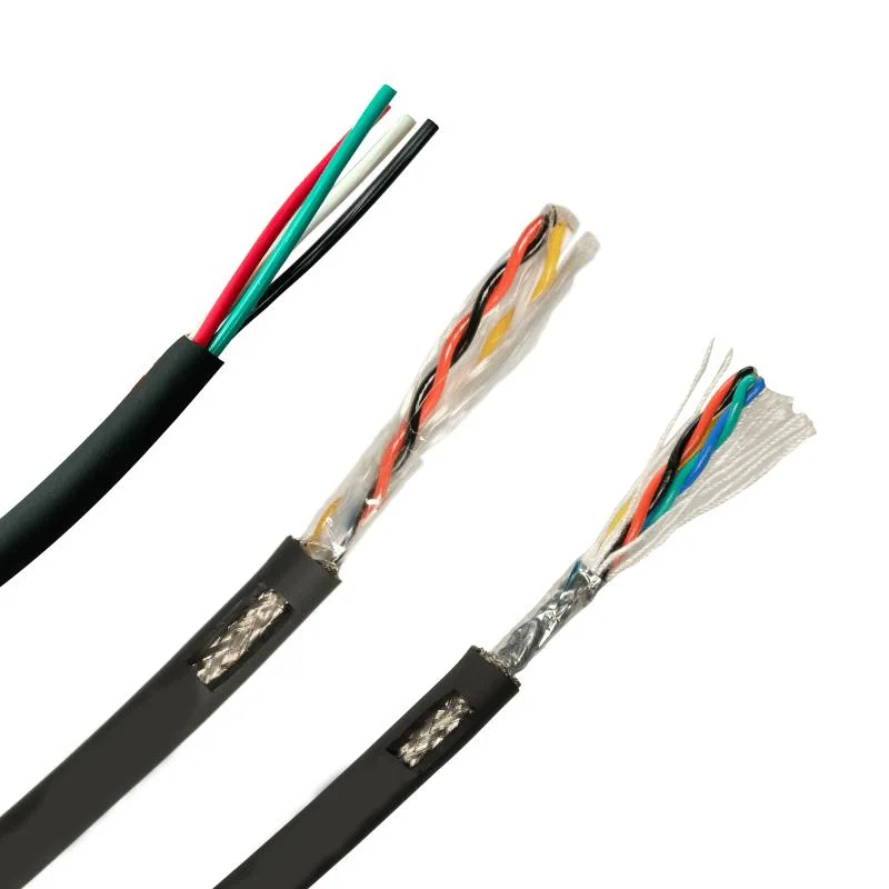 0, 75 1 1.25 mm2 Control Cable 2-15 Core Trvv Trvvp PVC Shielded Flexible Drag Chain