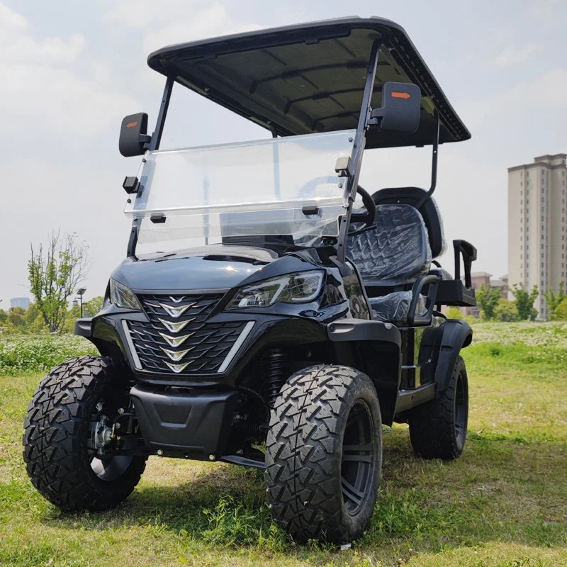 2023 New Launched 4 Seats 72V 5kw 7.5kw AC Lithium Battery Electric Hunting Golf Cart