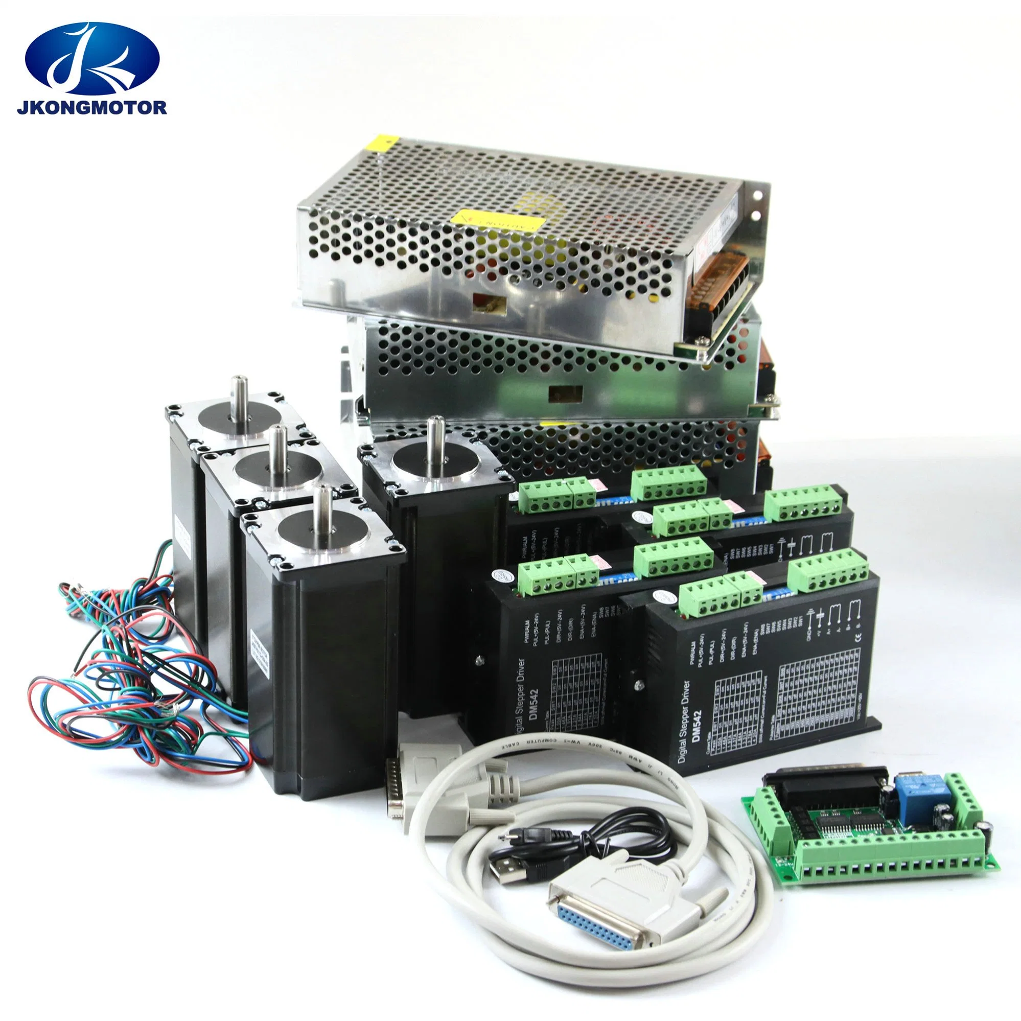 4 Axis NEMA23 Stepper Motor Kits for CNC Machine CNC Router Stepping Motor Hybrid Stepping Motor 12n. M