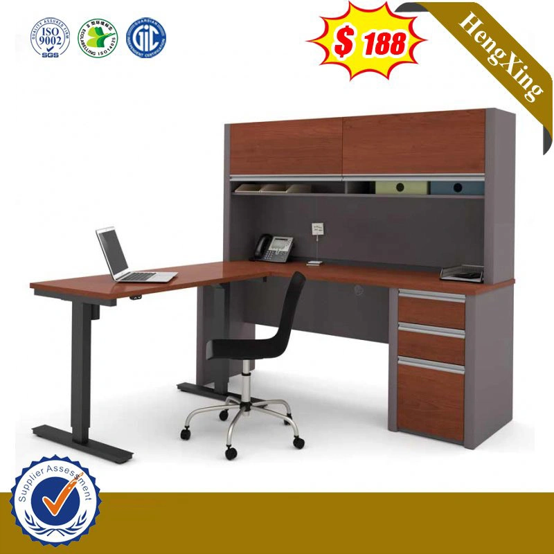 European Design Melamine Office Executive Desk with Side Table (UL-MFC579)