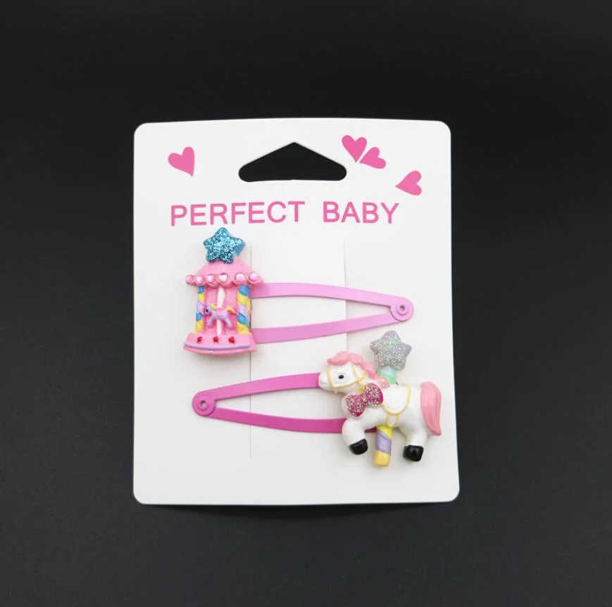 OEM Design Cute Children Snap Hair Clip