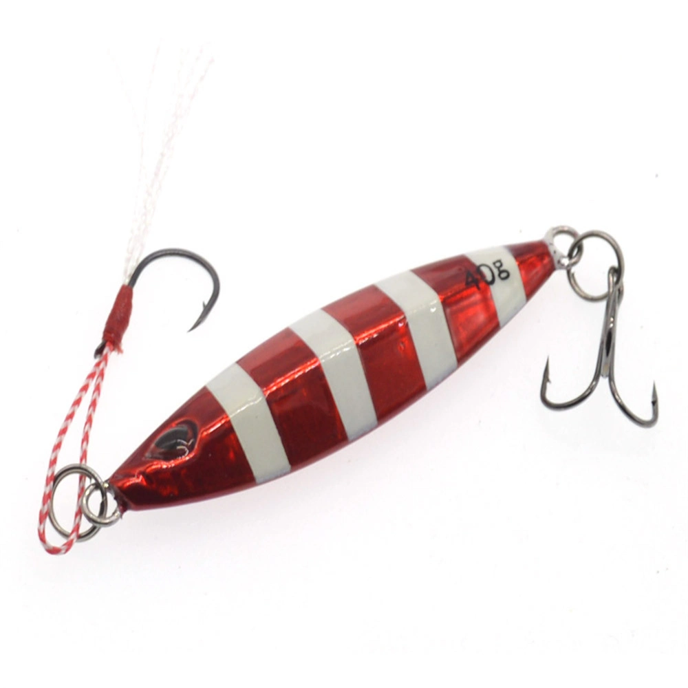 7.5cm/40g Luminous Iron Plate Lead Fish Luya Fishing Lure