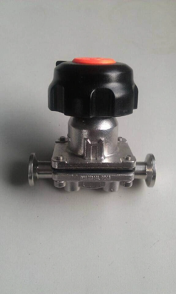 Stainless Steel Food Grade FDA Certified Diaphragm Valve with Drain (JN-DV1004)