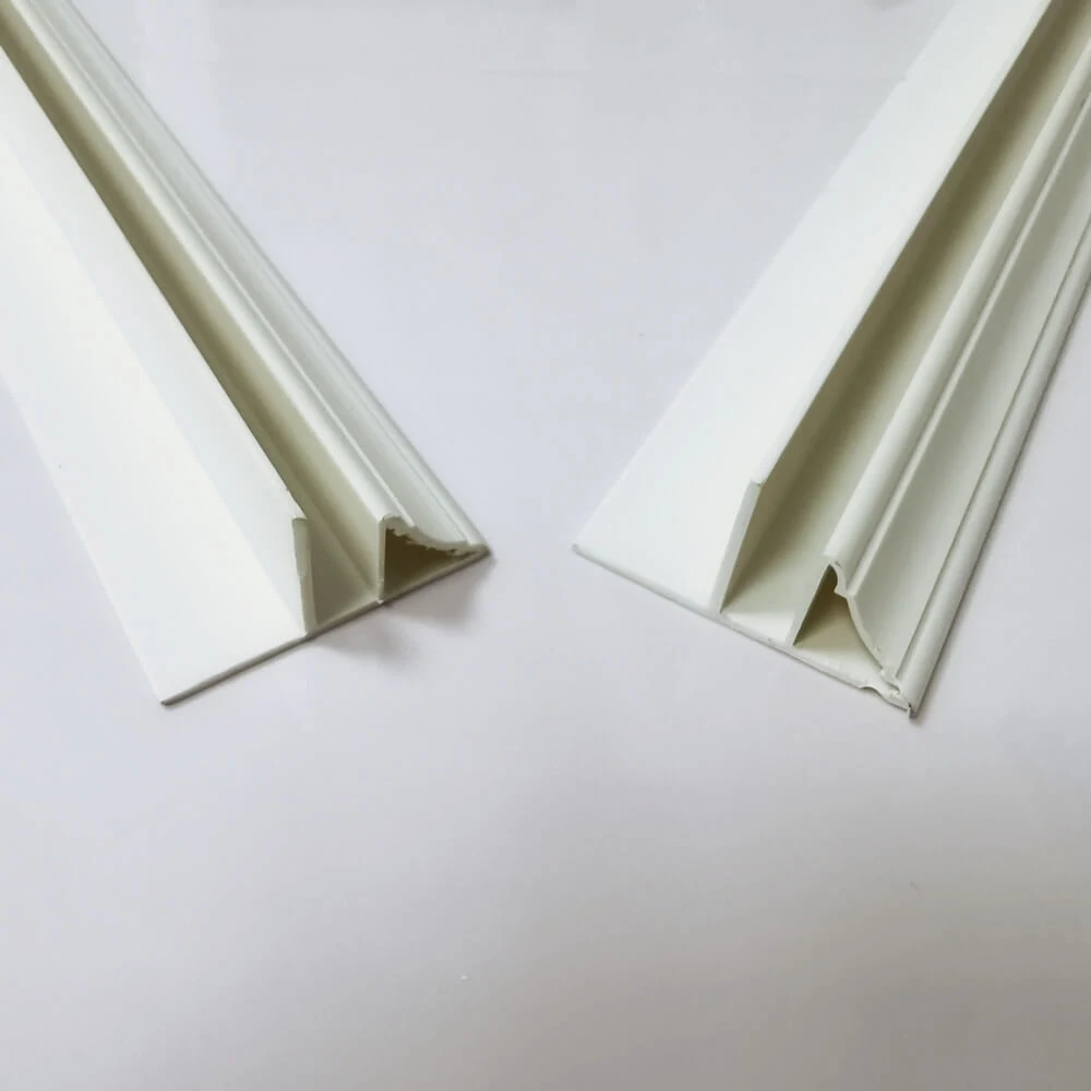 White PVC Plastic Corners Wall Ceiling Accessories