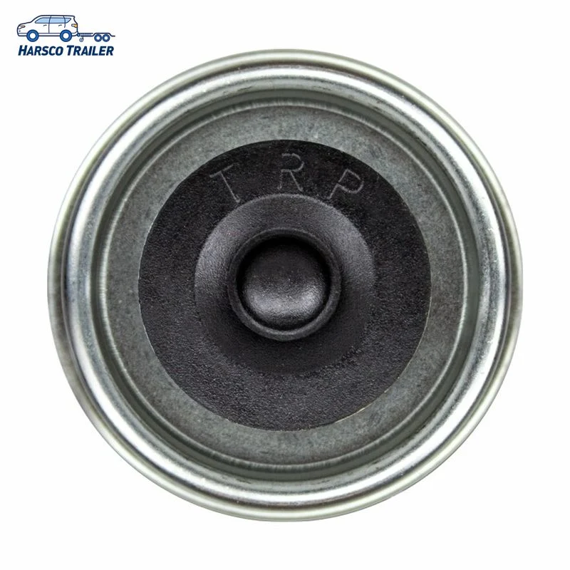 Metal Grease Cap, 1.98" Diameter, with Rubber Insert, 1.25" Diameter for Axles