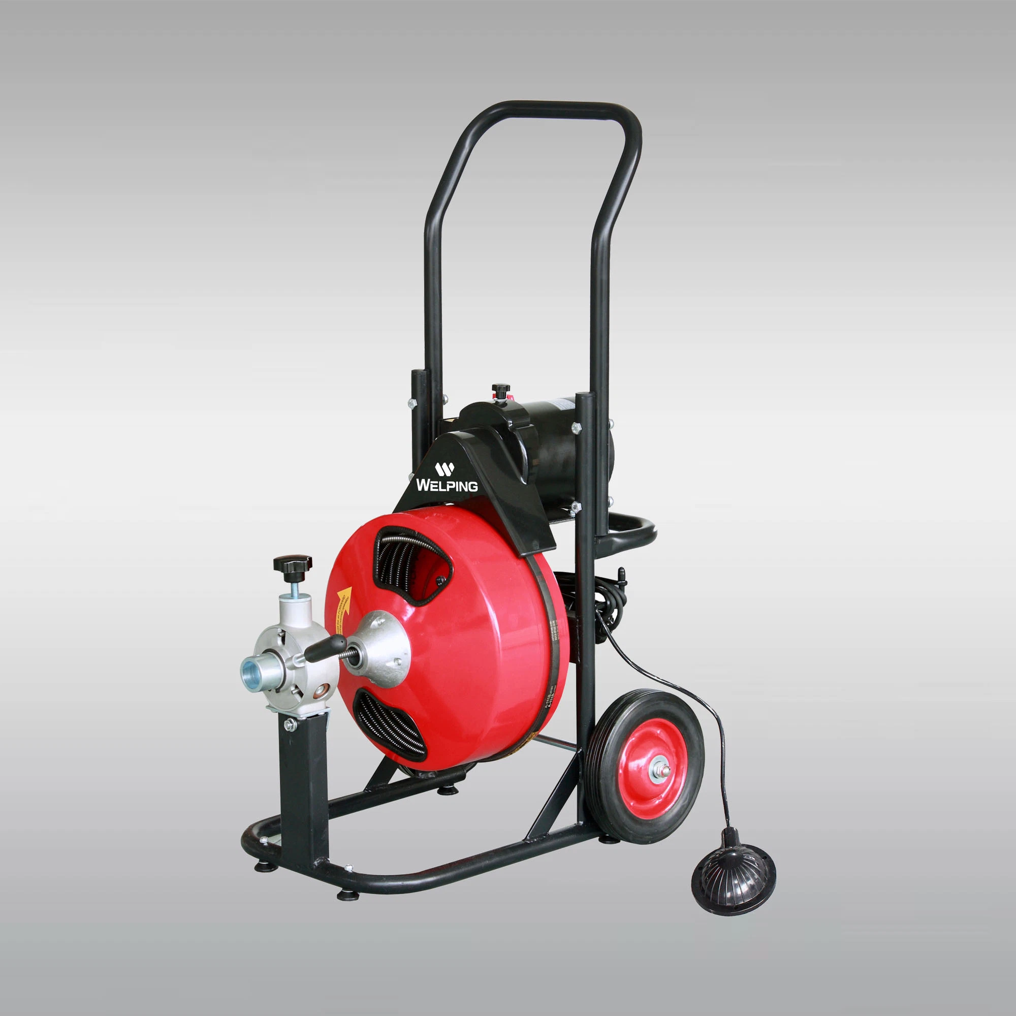 Welping Drum Type Plumbing Drain Cleaning Machine 390W Sewer Cleaner 1 1/4"-4"