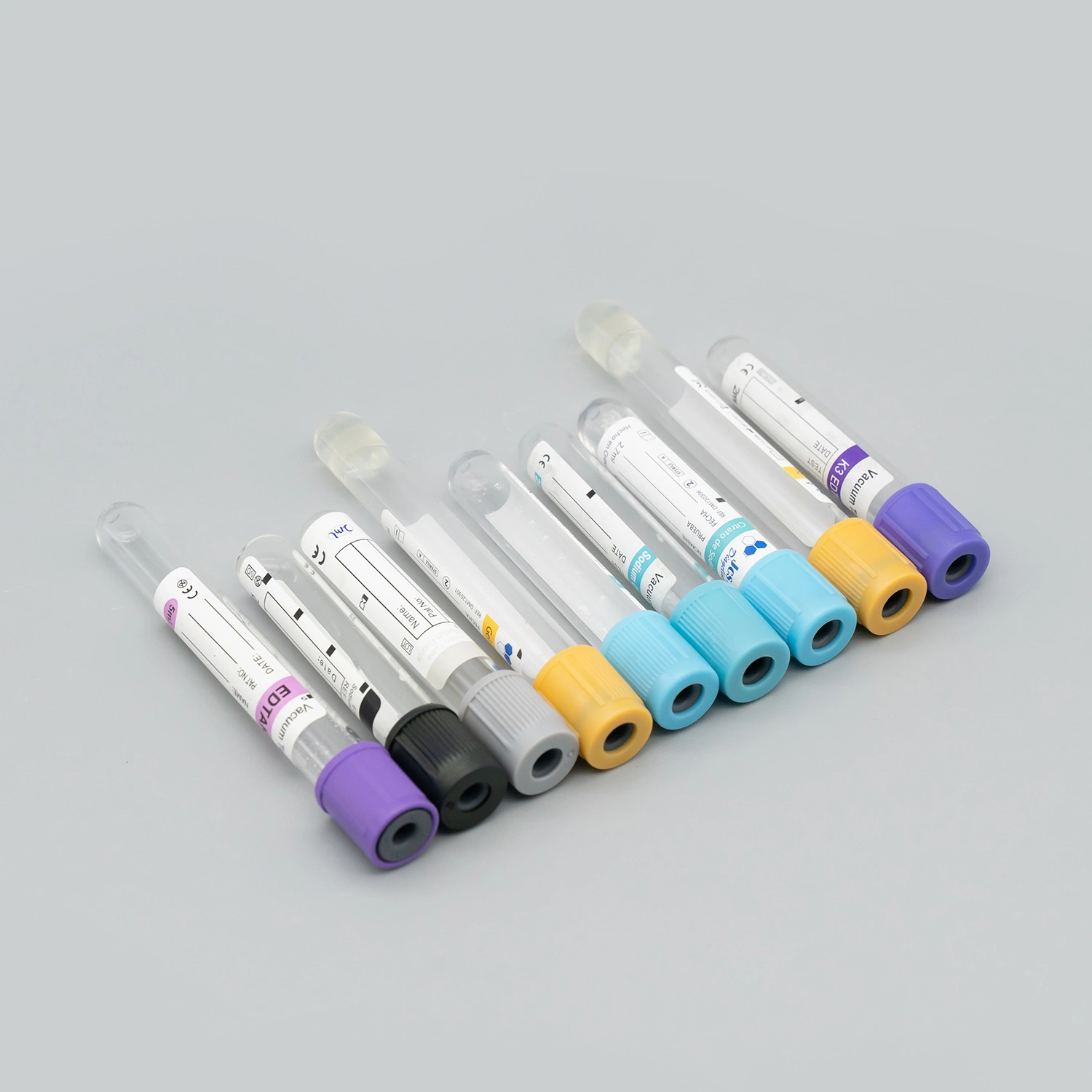 Disposables EDTA Blood Tube No Additive Plain Vacuum Blood Collection Tube