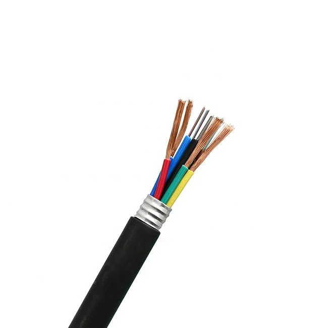 Light Weight Copper Fiber Hybrid Optical Cable Types Power Optical Fiber Composite Cable