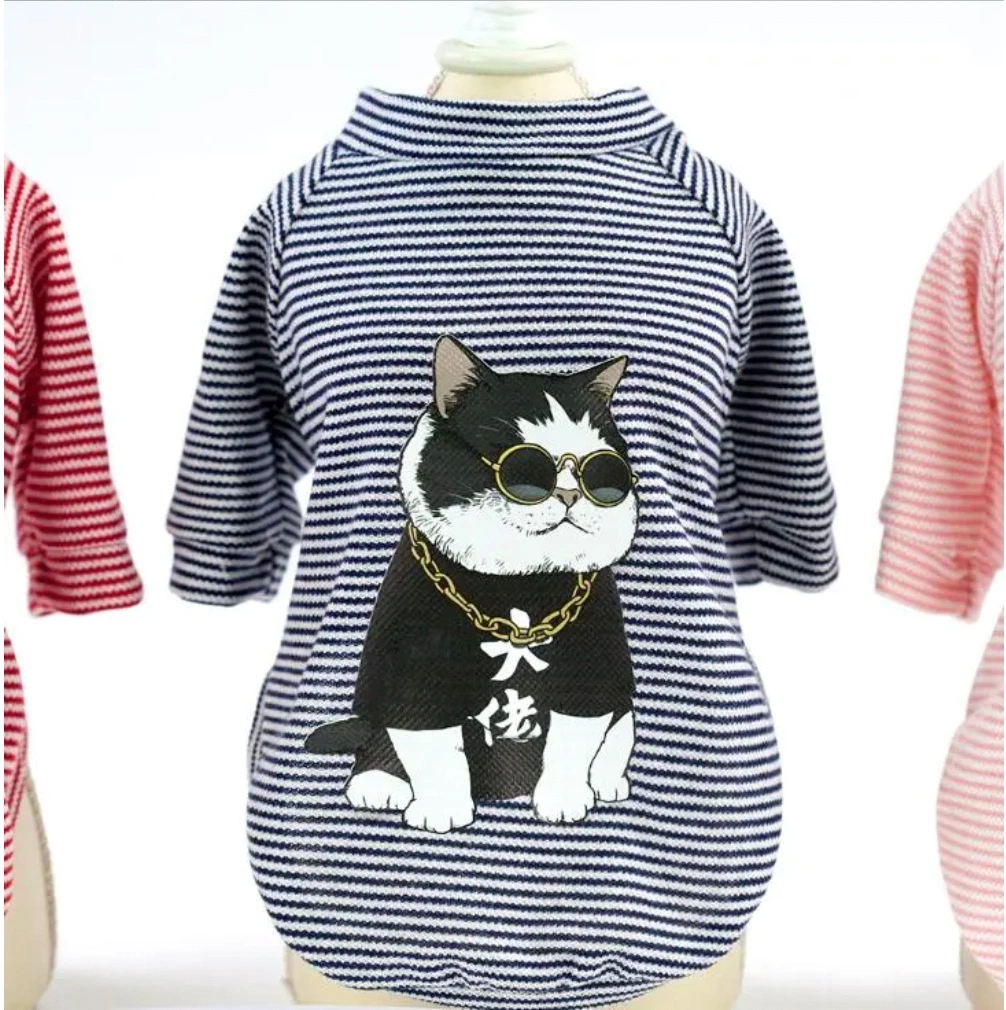 New Arrival High quality/High cost performance  Wholesale/Supplier Striped Luxury Summer Dog Clothes