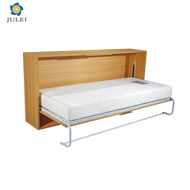 Furniture Spring Mechanism Murphy Bed Horizontal Bed Frame with Storage