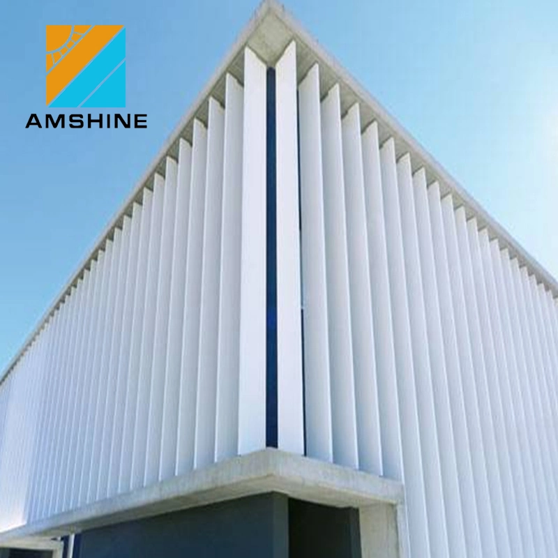 Un écran solaire façade architecturale ailette Plantation d'aluminium persiennes volets horizontaux Stores d'aération de la fenêtre de Sun pour la vente