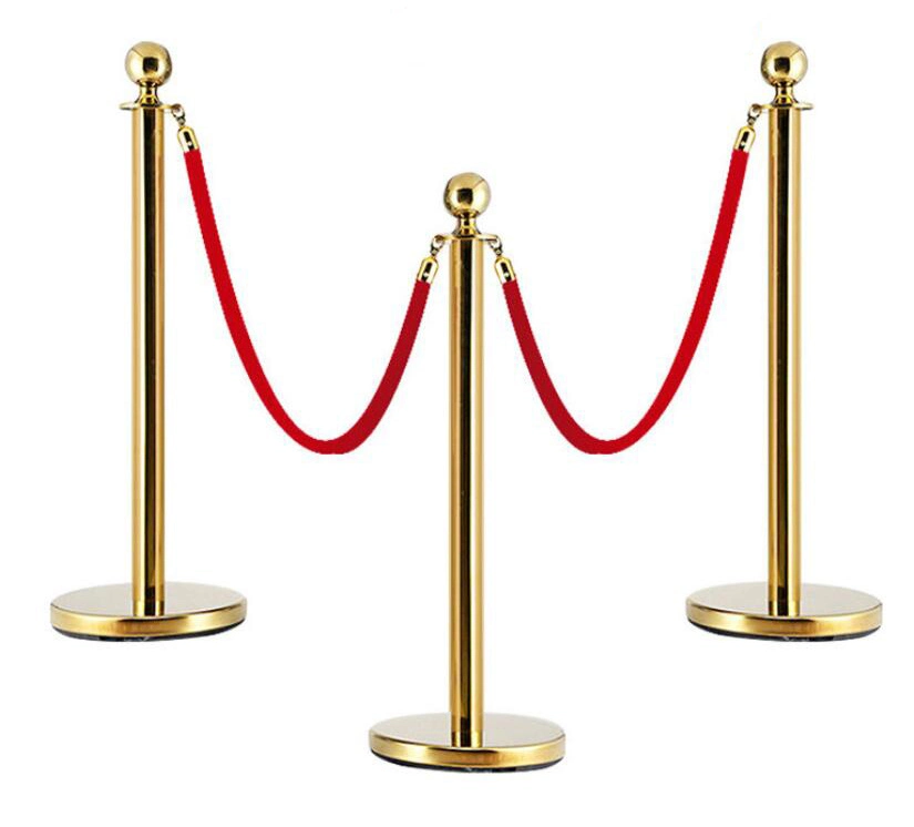 Уютный очаровательный VIP веревки Gold Торгового Центра Stanchion очереди барьер