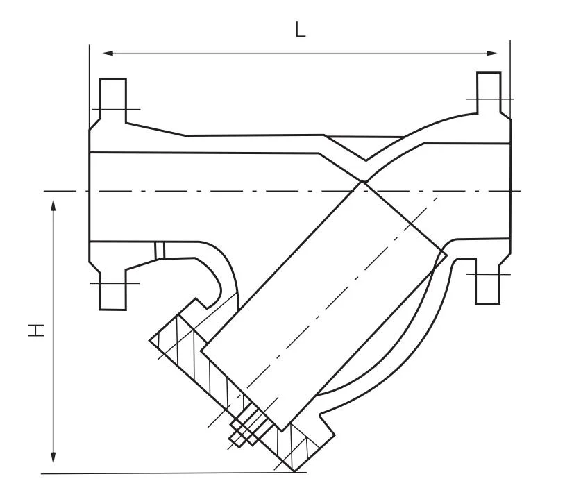 Flange Stainless Steel Filter Gl41h-150lb