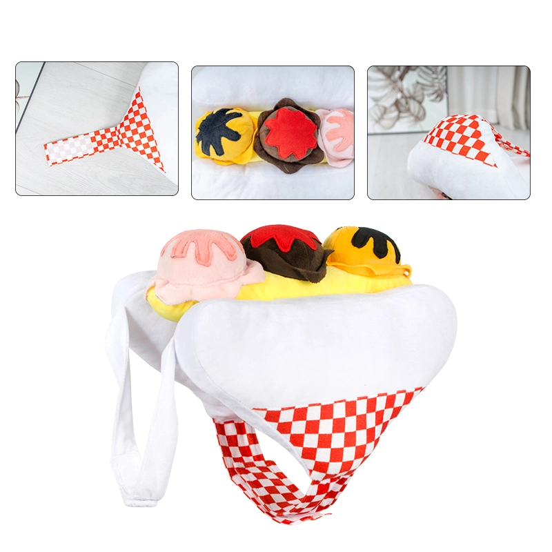 Dog Cat Halloween Holiday Cute Funny Cheese Birthday Cake Beef Hamburg Sanwich Hot Dog Costume