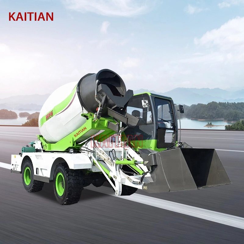 270 Degree Rotation 4000L Self Loading Mini Concrete Mixer Truck for Sale