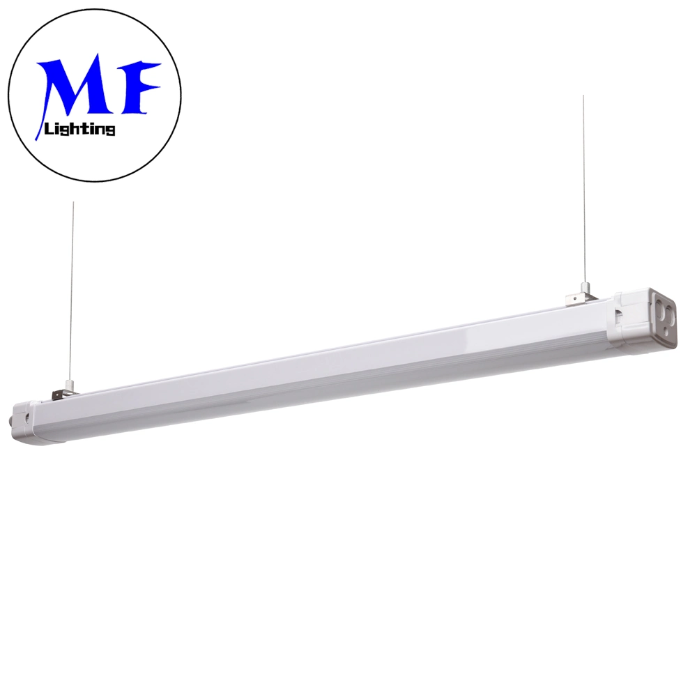 Factory Price 2FT 4FT 5FT 20W 40W 60W IP65 Waterproof Dustproof 150lm/W LED Linear Light Batten Light LED Tunnel Tri-Proof Light for Workshop Warehouse