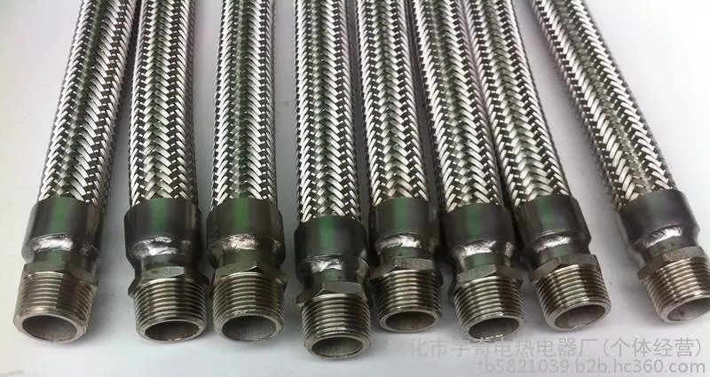 Factory Manufacturer Flexible Metal Hose Stainless Steel SS304, 316, 321, with Custom Fitting and Flange